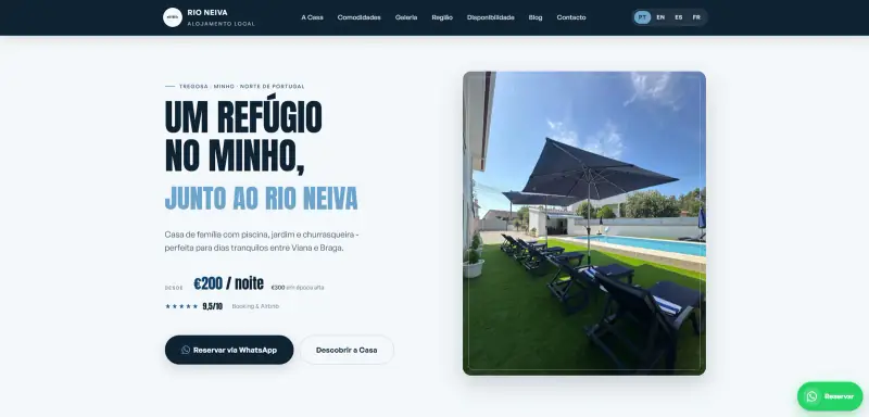 Rio Neiva Alojamento Local — Alojamento Local - Casa de férias em Tregosa, Barcelos