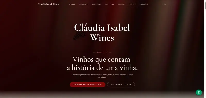 Cláudia Isabel Wines — Garrafeira - Vinhos do Douro em Macedo de Cavaleiros